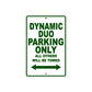 Ducati Dynamic Duo Parking Only All Others Will Be Towed Aluminum Decor Garage Sign