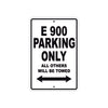 Ducati E 900 Parking Only All Others Will Be Towed Aluminum Decor Garage Sign