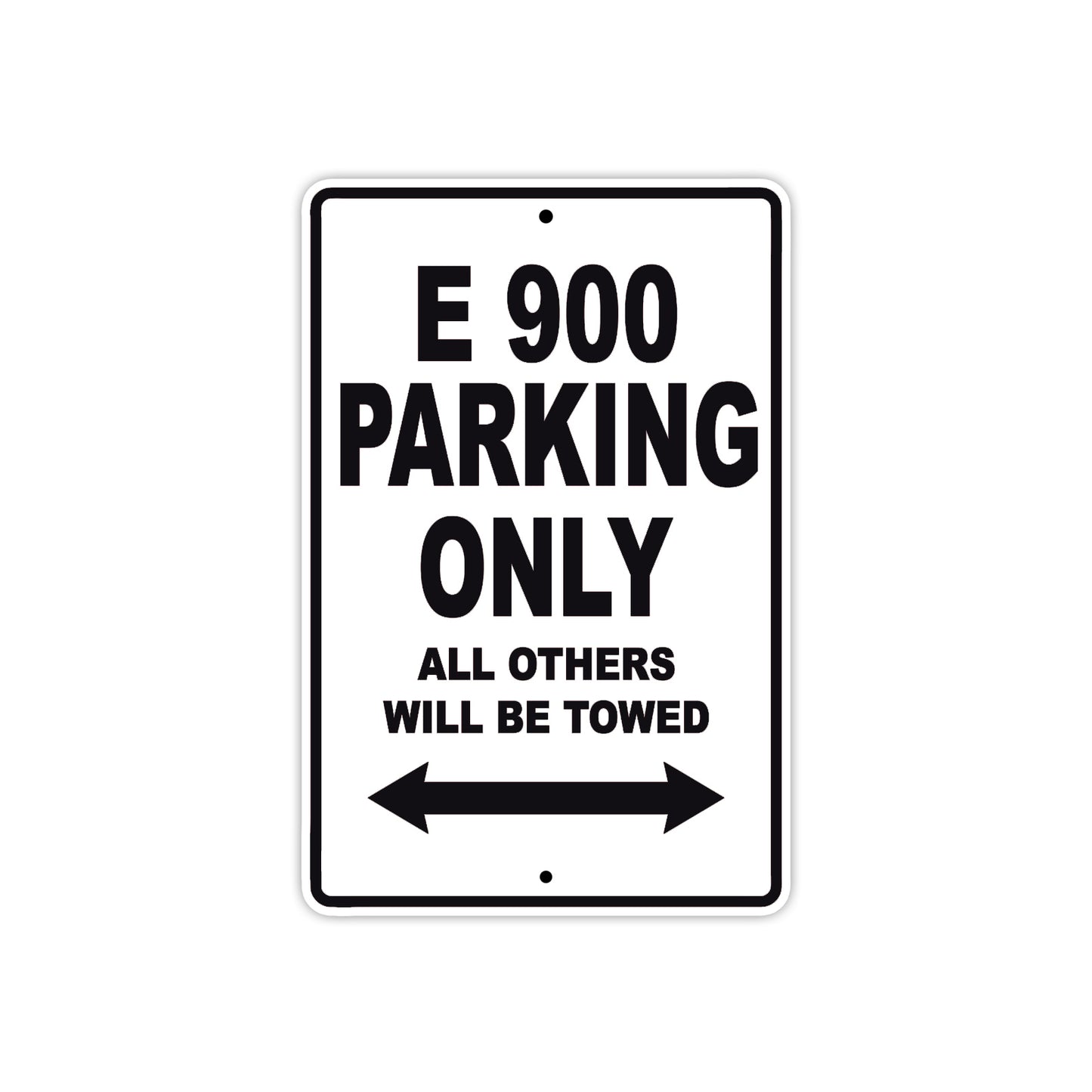 Ducati E 900 Parking Only All Others Will Be Towed Aluminum Decor Garage Sign