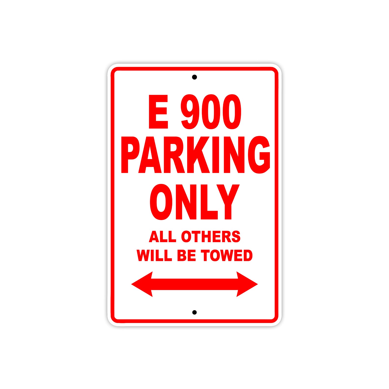 Ducati E 900 Parking Only All Others Will Be Towed Aluminum Decor Garage Sign