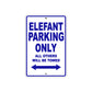 Ducati Elefant Parking Only All Others Will Be Towed Aluminum Decor Garage Sign