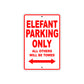 Ducati Elefant Parking Only All Others Will Be Towed Aluminum Decor Garage Sign