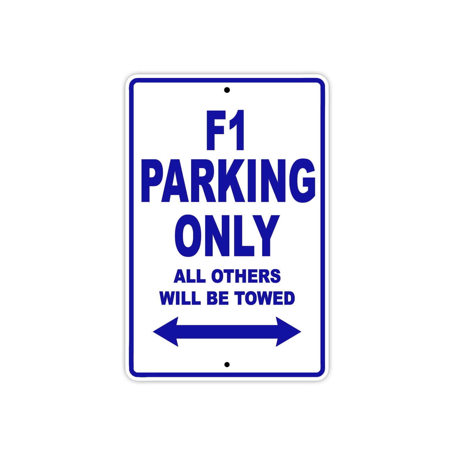 Ducati F1 Parking Only All Others Will Be Towed Aluminum Decor Garage Sign