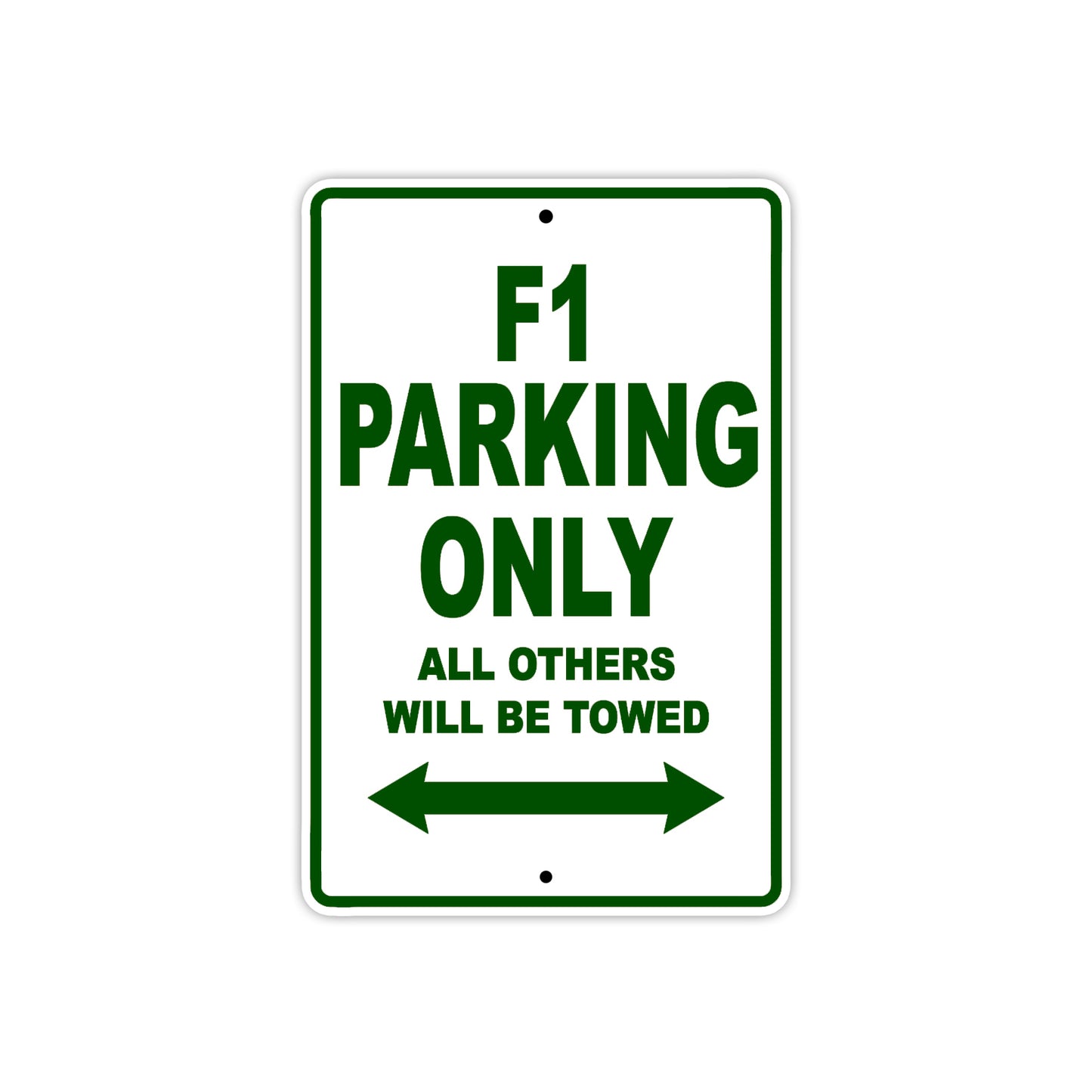 Ducati F1 Parking Only All Others Will Be Towed Aluminum Decor Garage Sign