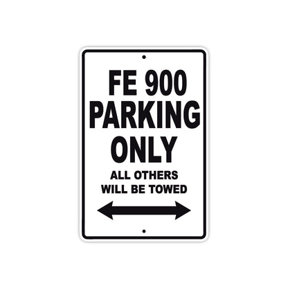 Ducati FE 900 Parking Only All Others Will Be Towed Aluminum Decor Garage Sign