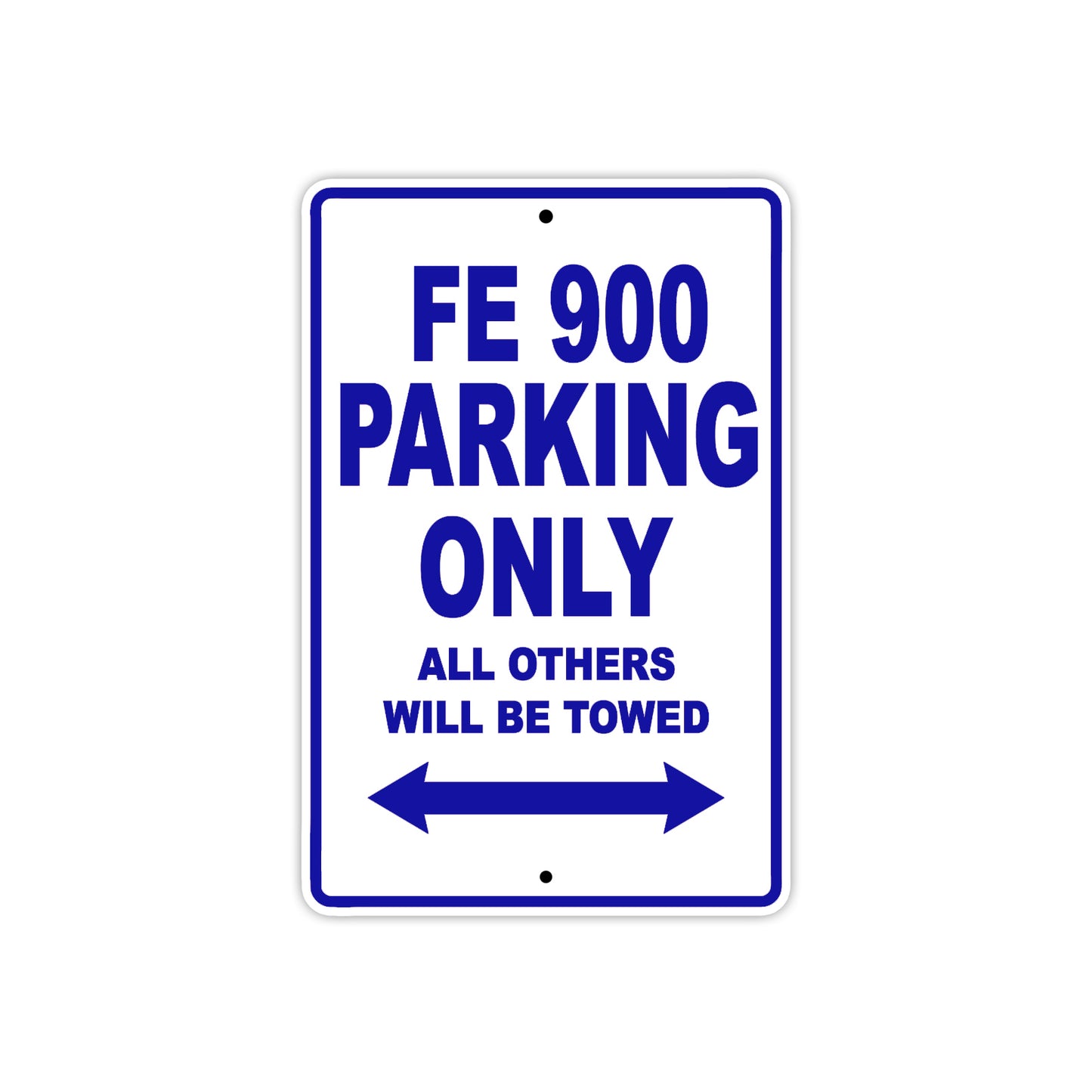 Ducati FE 900 Parking Only All Others Will Be Towed Aluminum Decor Garage Sign