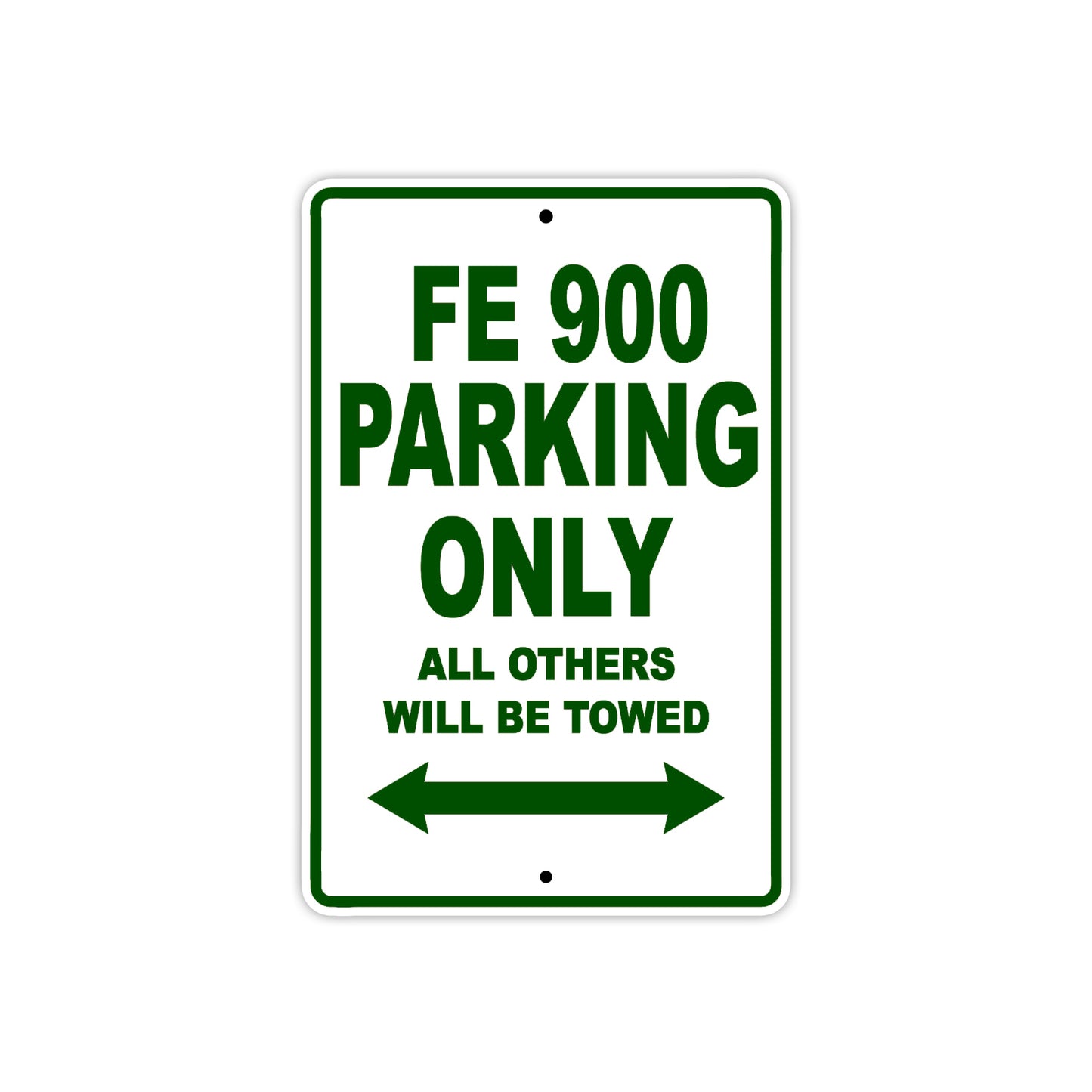 Ducati FE 900 Parking Only All Others Will Be Towed Aluminum Decor Garage Sign
