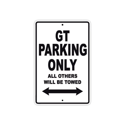 Ducati GT Parking Only All Others Will Be Towed Aluminum Decor Garage Sign