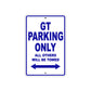 Ducati GT Parking Only All Others Will Be Towed Aluminum Decor Garage Sign