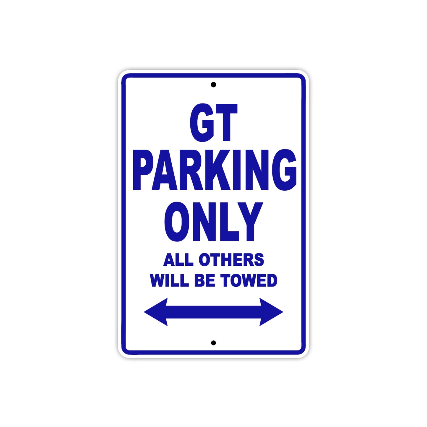 Ducati GT Parking Only All Others Will Be Towed Aluminum Decor Garage Sign