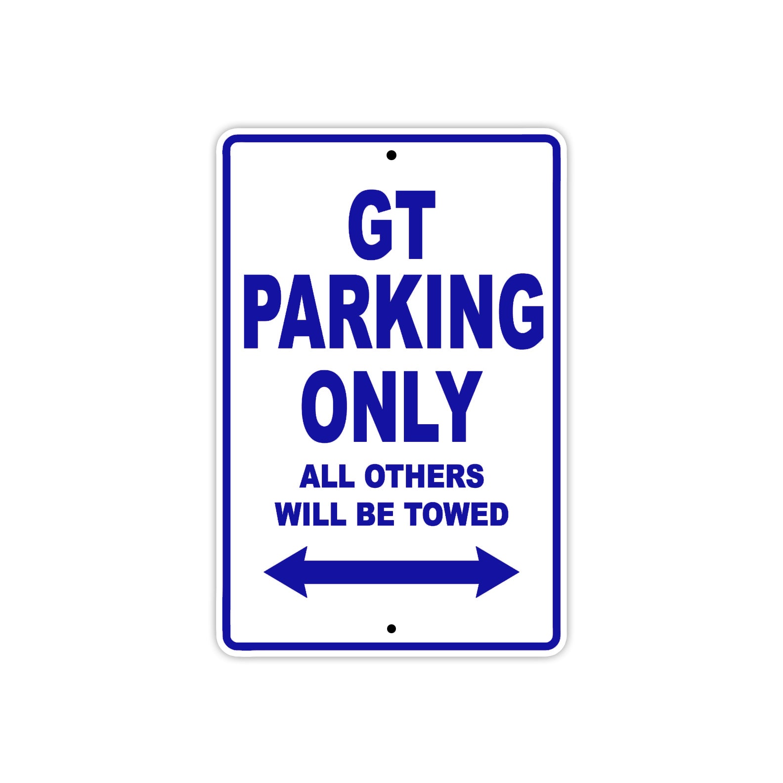 Ducati GT Parking Only All Others Will Be Towed Aluminum Decor Garage Sign