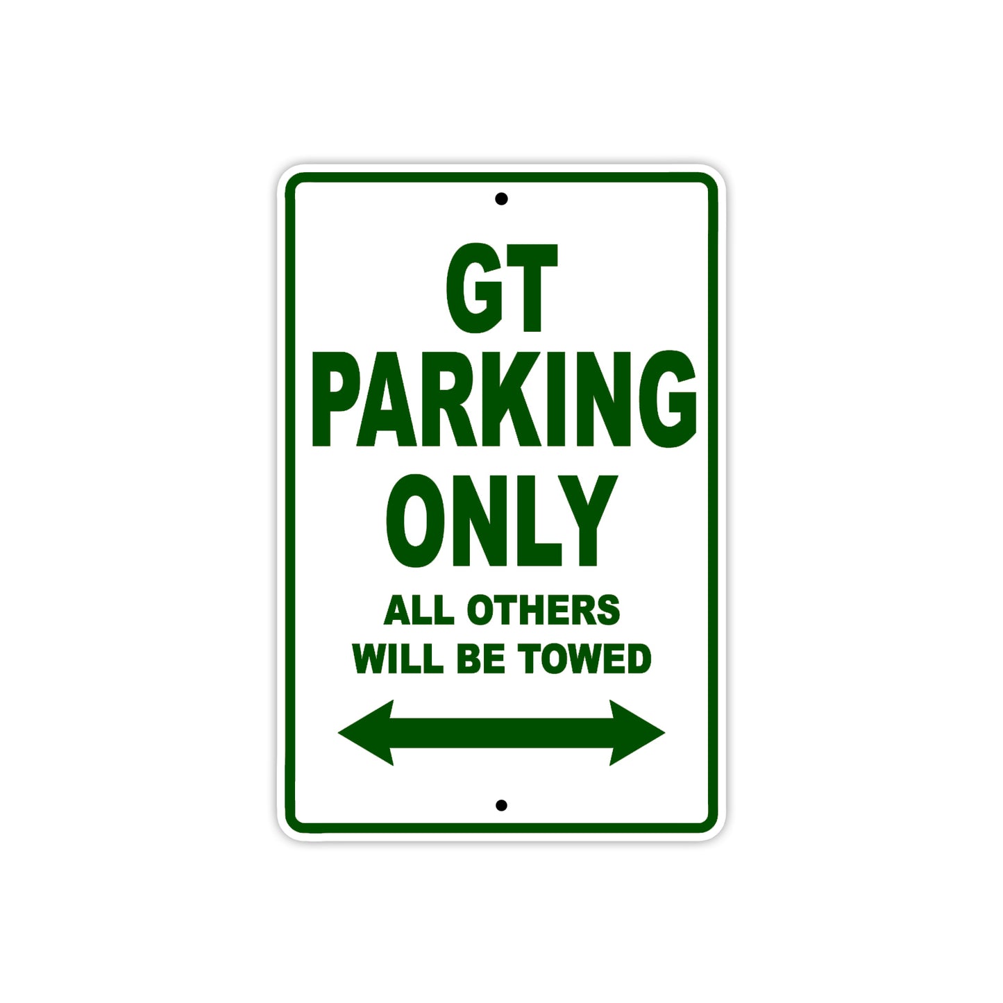 Ducati GT Parking Only All Others Will Be Towed Aluminum Decor Garage Sign