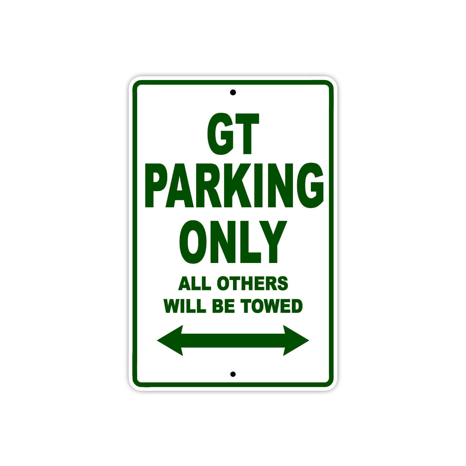 Ducati GT Parking Only All Others Will Be Towed Aluminum Decor Garage Sign