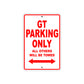 Ducati GT Parking Only All Others Will Be Towed Aluminum Decor Garage Sign