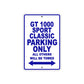 Ducati GT 1000 Sport Classic Parking Only All Others Will Be Towed Aluminum Decor Garage Sign