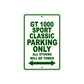 Ducati GT 1000 Sport Classic Parking Only All Others Will Be Towed Aluminum Decor Garage Sign
