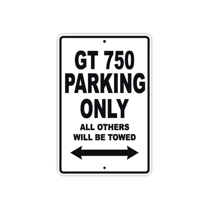 Ducati GT 750 Parking Only All Others Will Be Towed Aluminum Decor Garage Sign