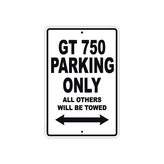 Ducati GT 750 Parking Only All Others Will Be Towed Aluminum Decor Garage Sign