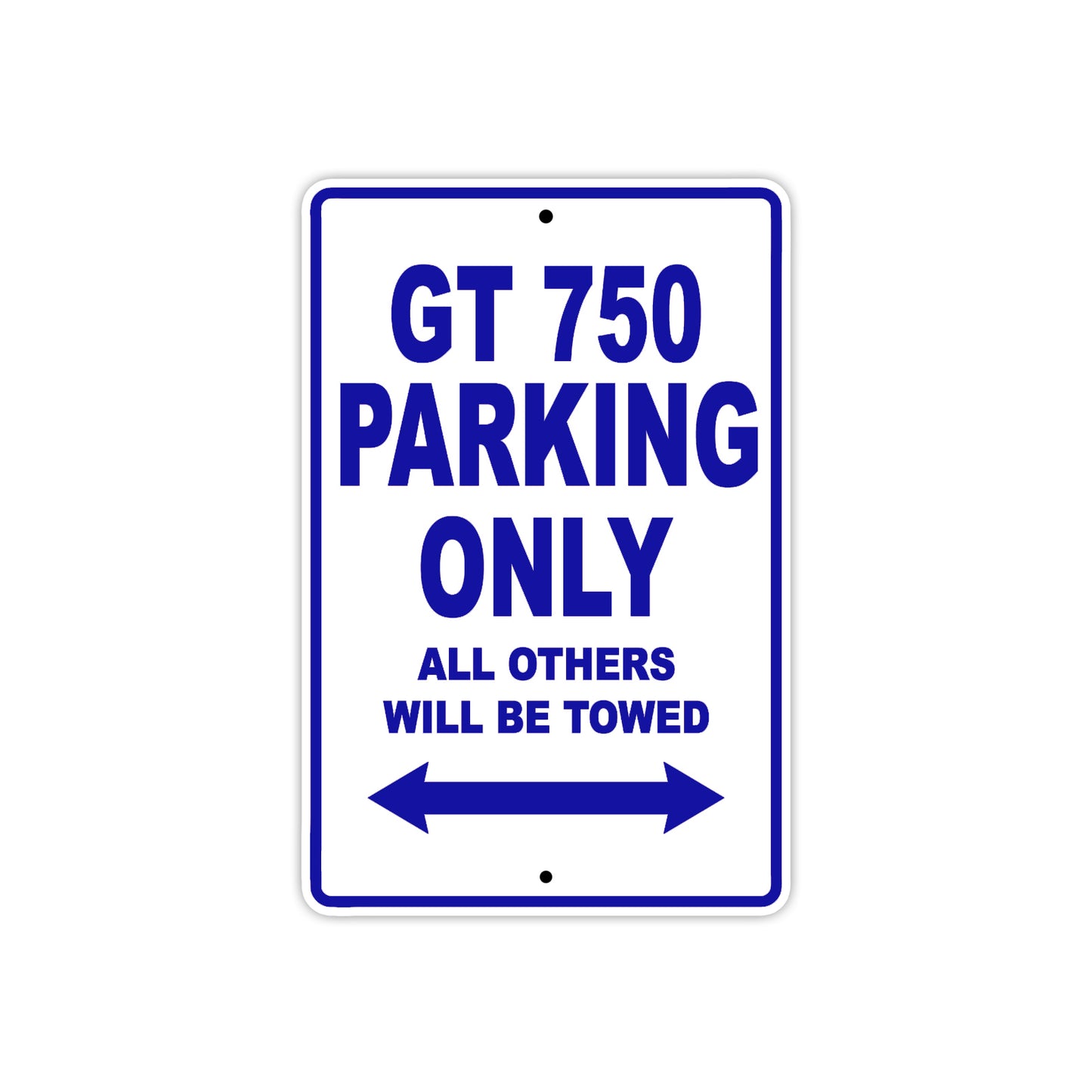 Ducati GT 750 Parking Only All Others Will Be Towed Aluminum Decor Garage Sign
