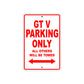Ducati GT V Parking Only All Others Will Be Towed Aluminum Decor Garage Sign