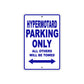 Ducati Hypermotard Parking Only All Others Will Be Towed Aluminum Decor Garage Sign