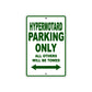 Ducati Hypermotard Parking Only All Others Will Be Towed Aluminum Decor Garage Sign