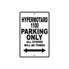 Ducati Hypermotard 1100 Parking Only All Others Will Be Towed Aluminum Decor Garage Sign