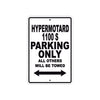 Ducati Hypermotard 1100 S Parking Only All Others Will Be Towed Aluminum Decor Garage Sign