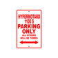 Ducati Hypermotard 1100 S Parking Only All Others Will Be Towed Aluminum Decor Garage Sign
