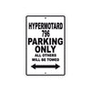 Ducati Hypermotard 796 Parking Only All Others Will Be Towed Aluminum Decor Garage Sign