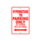 Ducati Hypermotard 796 Parking Only All Others Will Be Towed Aluminum Decor Garage Sign