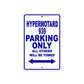 Ducati Hypermotard 939 Parking Only All Others Will Be Towed Aluminum Decor Garage Sign