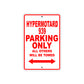Ducati Hypermotard 939 Parking Only All Others Will Be Towed Aluminum Decor Garage Sign