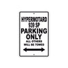 Ducati Hypermotard 939 SP Parking Only All Others Will Be Towed Aluminum Decor Garage Sign