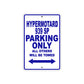 Ducati Hypermotard 939 SP Parking Only All Others Will Be Towed Aluminum Decor Garage Sign