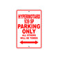 Ducati Hypermotard 939 SP Parking Only All Others Will Be Towed Aluminum Decor Garage Sign