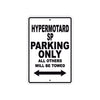 Ducati Hypermotard SP Parking Only All Others Will Be Towed Aluminum Decor Garage Sign