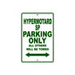 Ducati Hypermotard SP Parking Only All Others Will Be Towed Aluminum Decor Garage Sign