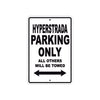 Ducati Hyperstrada Parking Only All Others Will Be Towed Aluminum Decor Garage Sign