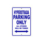 Ducati Hyperstrada Parking Only All Others Will Be Towed Aluminum Decor Garage Sign