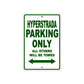 Ducati Hyperstrada Parking Only All Others Will Be Towed Aluminum Decor Garage Sign