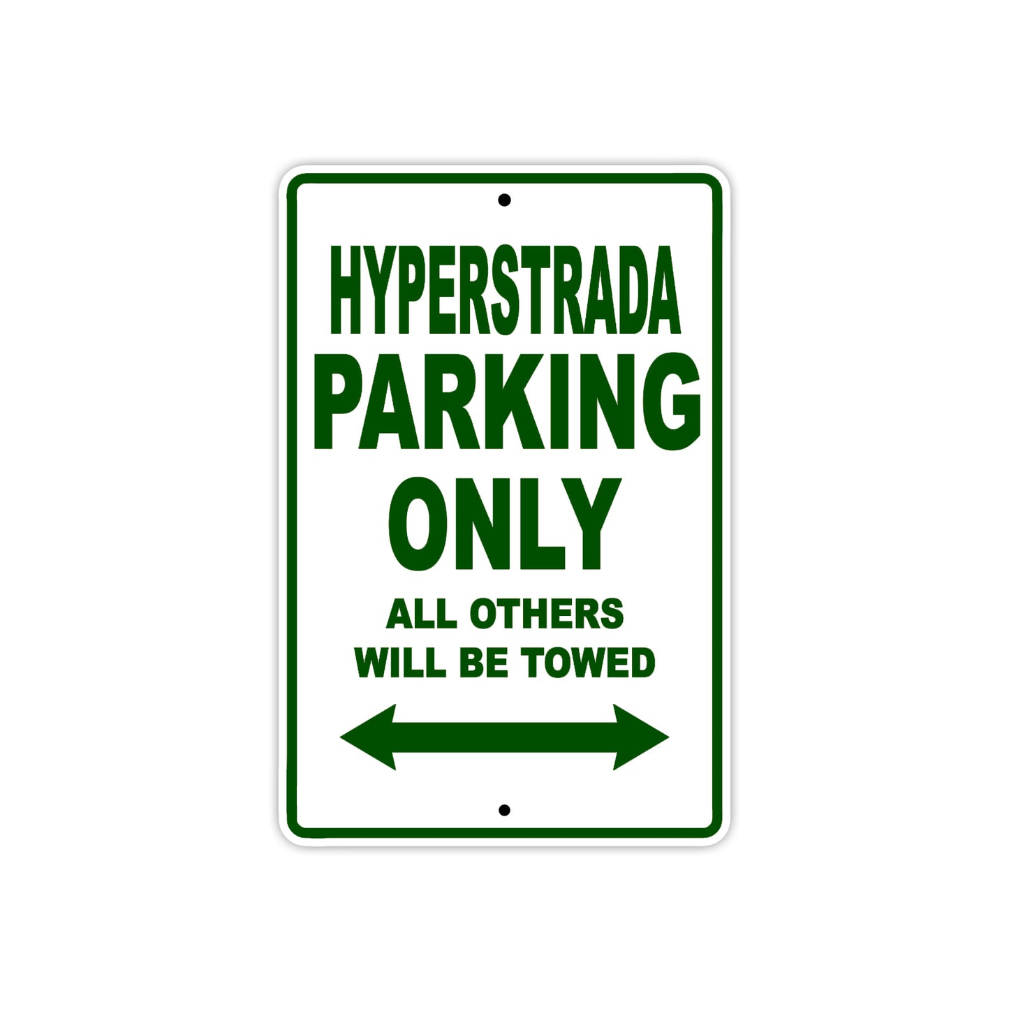 Ducati Hyperstrada Parking Only All Others Will Be Towed Aluminum Decor Garage Sign