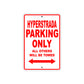 Ducati Hyperstrada Parking Only All Others Will Be Towed Aluminum Decor Garage Sign
