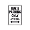 Ducati Mark III Parking Only All Others Will Be Towed Aluminum Decor Garage Sign