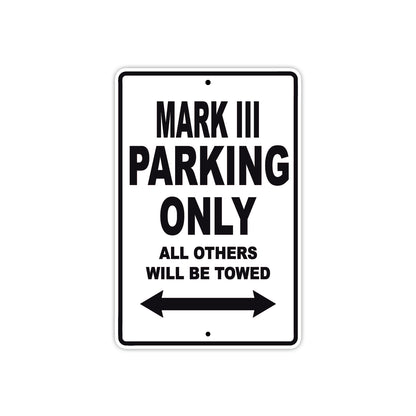 Ducati Mark III Parking Only All Others Will Be Towed Aluminum Decor Garage Sign
