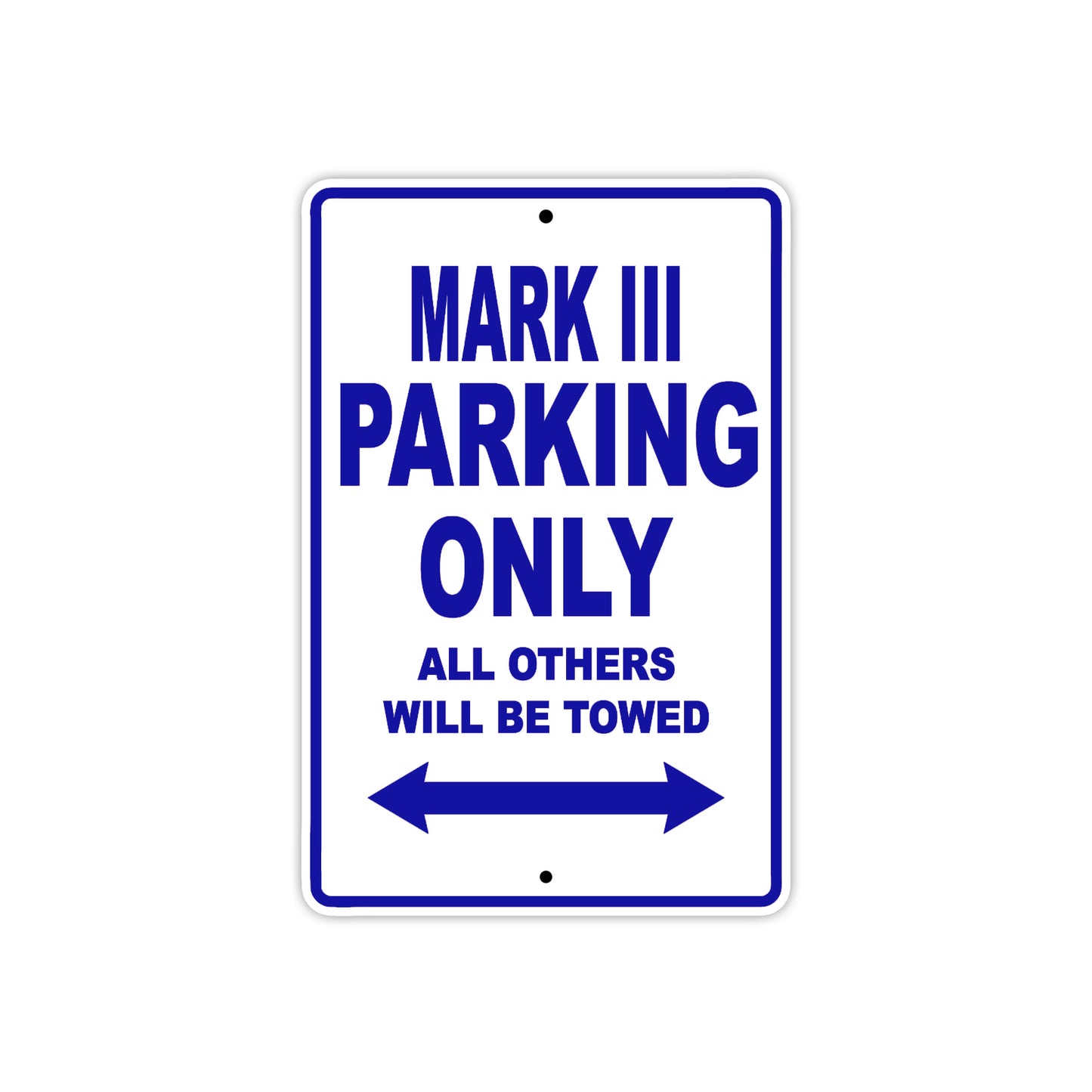 Ducati Mark III Parking Only All Others Will Be Towed Aluminum Decor Garage Sign