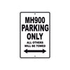 Ducati MH 900 Parking Only All Others Will Be Towed Aluminum Decor Garage Sign