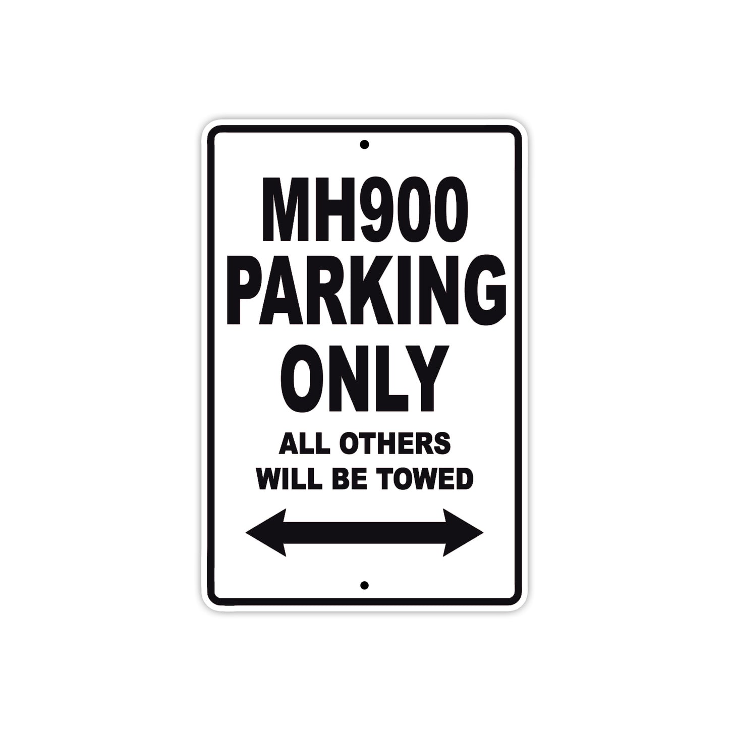 Ducati MH 900 Parking Only All Others Will Be Towed Aluminum Decor Garage Sign