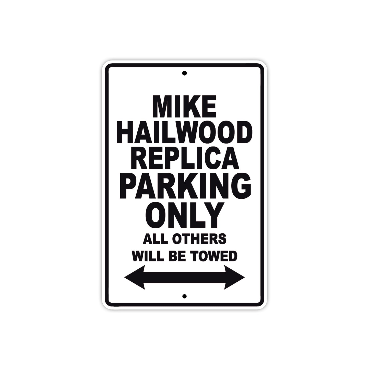 Ducati Mike Hailwood Replica Parking Only All Others Will Be Towed Aluminum Decor Garage Sign
