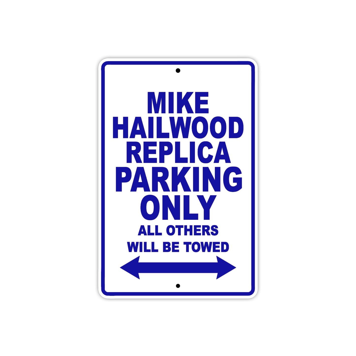 Ducati Mike Hailwood Replica Parking Only All Others Will Be Towed Aluminum Decor Garage Sign